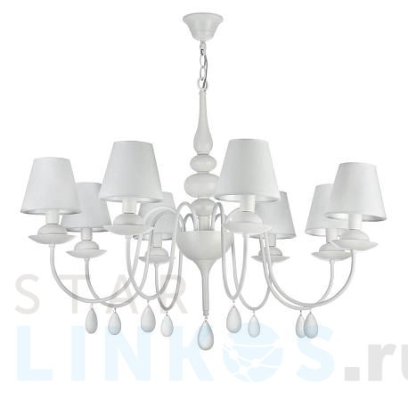 Купить Подвесная люстра Freya Eliza FR5756-PL-08-W за 19 941 руб. в Туле фото 2 Купить с доставкой Подвесная люстра Freya Eliza FR5756-PL-08-W в Туле фото 2