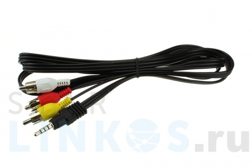 Купить Шнур соединительный 3,5мм TRRS – 3RCA, 1.5м за 194 руб. в Туле Купить с доставкой Шнур соединительный 3,5мм TRRS – 3RCA, 1.5м в Туле