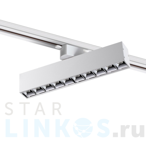 Купить Трековый однофазный светодиодный светильник Novotech Port Iter 358858 за 3 550 руб. в Туле Купить с доставкой Трековый однофазный светодиодный светильник Novotech Port Iter 358858 в Туле