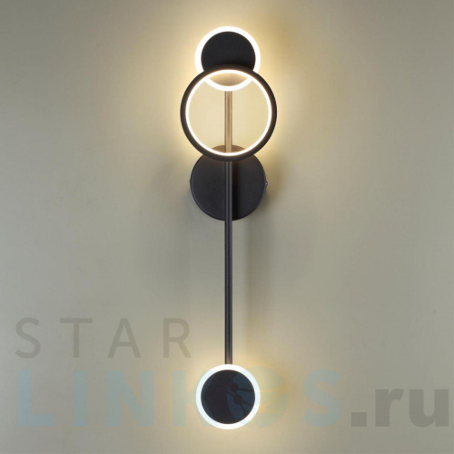 Купить Настенный светодиодный светильник Odeon Light Midcent Denzel 4322/16WL за 12 110 руб. в Туле фото 3 Купить с доставкой Настенный светодиодный светильник Odeon Light Midcent Denzel 4322/16WL в Туле фото 3