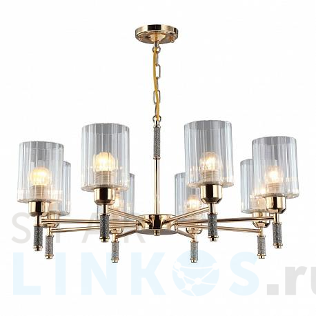 Купить Подвесная люстра Omnilux Dronero OML-66513-08 за 15 880 руб. в Туле фото 2 Купить с доставкой Подвесная люстра Omnilux Dronero OML-66513-08 в Туле фото 2