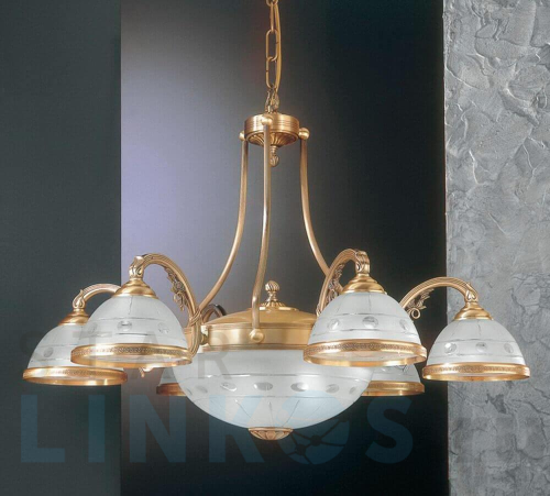 Купить Подвесная люстра Reccagni Angelo L.3840/6+2 за 113 013 руб. в Туле Купить с доставкой Подвесная люстра Reccagni Angelo L.3840/6+2 в Туле