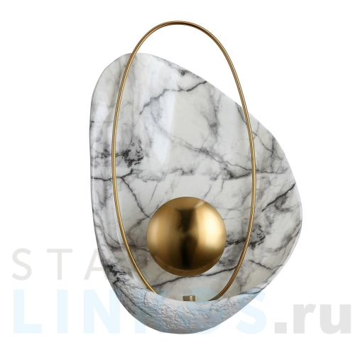 Купить Настенный светодиодный светильник Gerhort G61355/1wWT+GD за 6 900 руб. в Туле Купить с доставкой Настенный светодиодный светильник Gerhort G61355/1wWT+GD в Туле