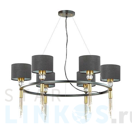 Купить Подвесная люстра Lumion Neoclassi Santiago 4516/6 за 18 700 руб. в Туле фото 2 Купить с доставкой Подвесная люстра Lumion Neoclassi Santiago 4516/6 в Туле фото 2