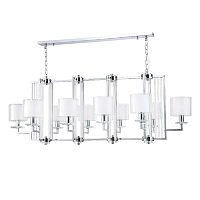 Купить Подвесная люстра Crystal Lux Nicolas SP10 L1300 Nickel/White в Туле