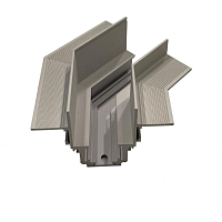 Купить Угловой коннектор 135° для встраиваемого однофазного шинопровода Maytoni Technical Gravity TRA010CLO-42W в Туле