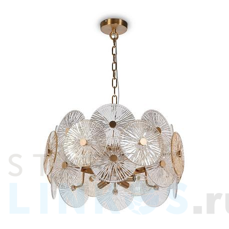 Купить Подвесная люстра Maytoni Aster MOD007PL-08G за 60 990 руб. в Туле фото 2 Купить с доставкой Подвесная люстра Maytoni Aster MOD007PL-08G в Туле фото 2