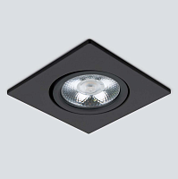 Купить Встраиваемый светодиодный светильник Elektrostandard 15273/LED черный a056033 в Туле