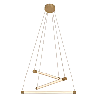 Купить Подвесная светодиодная люстра Gerhort G61282/3BGD в Туле