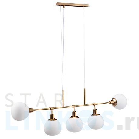 Купить Подвесная люстра Maytoni Erich MOD221-PL-05-G за 22 890 руб. в Туле фото 2 Купить с доставкой Подвесная люстра Maytoni Erich MOD221-PL-05-G в Туле фото 2