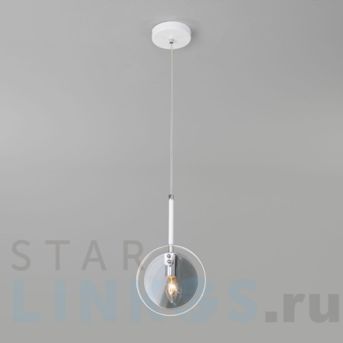 Купить Подвесной светильник Eurosvet Gallo 50121/1 белый за 5 730 руб. в Туле Купить с доставкой Подвесной светильник Eurosvet Gallo 50121/1 белый в Туле