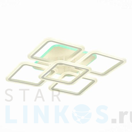 Купить Потолочная светодиодная люстра Evoluce Qutro SLE200452-05RGB за 11 460 руб. в Туле фото 2 Купить с доставкой Потолочная светодиодная люстра Evoluce Qutro SLE200452-05RGB в Туле фото 2