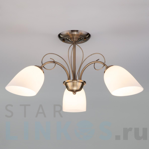 Купить Подвесная люстра Eurosvet 30107/3 античная бронза за 7 120 руб. в Туле Купить с доставкой Подвесная люстра Eurosvet 30107/3 античная бронза в Туле