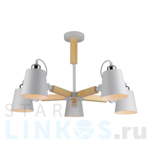 Купить Потолочная люстра Arte Lamp A7141PL-5WH за 14 990 руб. в Туле Купить с доставкой Потолочная люстра Arte Lamp A7141PL-5WH в Туле