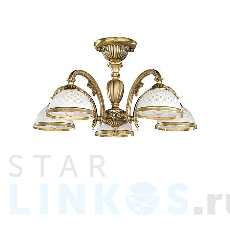 Купить Потолочная люстра Reccagni Angelo PL.7022/5 за 103 056 руб. в Туле фото 2 Купить с доставкой Потолочная люстра Reccagni Angelo PL.7022/5 в Туле фото 2