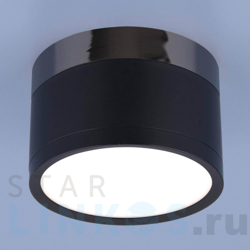 Купить с доставкой Потолочный светодиодный светильник Elektrostandard DLR029 10W 4200K черный матовый a040667 в Туле