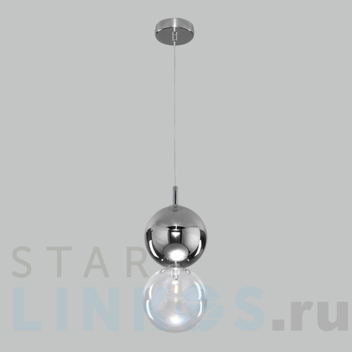 Купить Подвесной светильник Eurosvet Selisa 50091/1 хром/дымчатый за 7 660 руб. в Туле Купить с доставкой Подвесной светильник Eurosvet Selisa 50091/1 хром/дымчатый в Туле