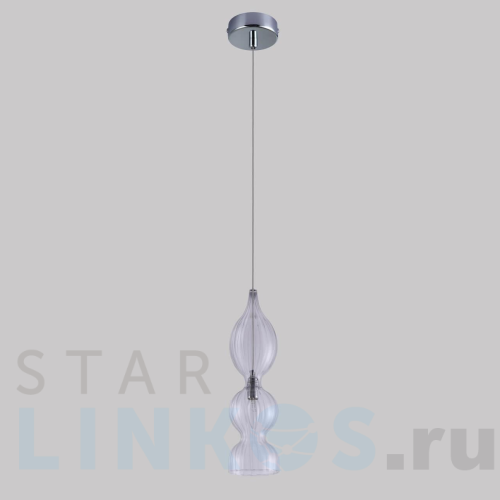 Купить Подвесной светильник Crystal Lux Iris SP1 B Transparent за 7 400 руб. в Туле Купить с доставкой Подвесной светильник Crystal Lux Iris SP1 B Transparent в Туле