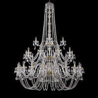 Купить Подвесная люстра Bohemia Ivele 1402/20+10+5/530/h-206/3d G в Туле