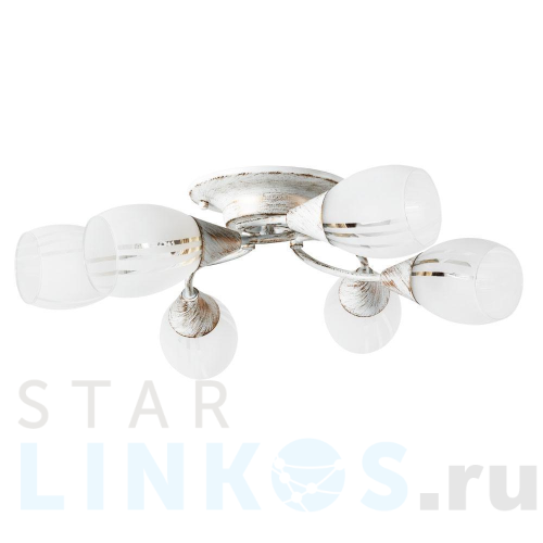 Купить Потолочная люстра Arte Lamp Penny A2701PL-6WG за 5 990 руб. в Туле Купить с доставкой Потолочная люстра Arte Lamp Penny A2701PL-6WG в Туле