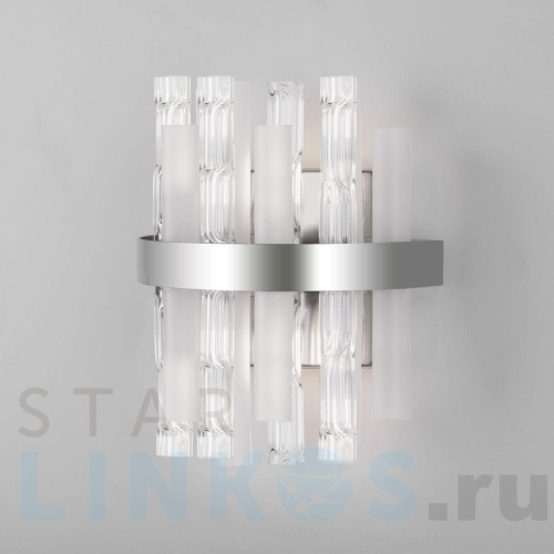 Купить Настенный светильник Bogates Hollis 367/2 никель за 8 990 руб. в Туле Купить с доставкой Настенный светильник Bogates Hollis 367/2 никель в Туле