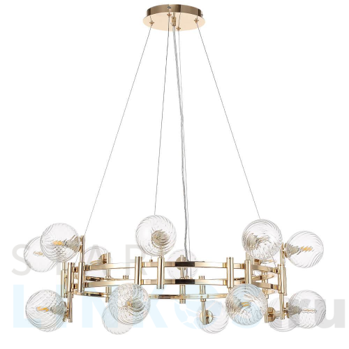 Купить с доставкой Подвесная люстра Crystal Lux Luxury SP16 Gold в Туле