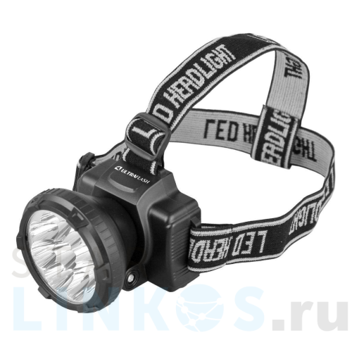 Купить с доставкой Налобный светодиодный фонарь Ultraflash Headlite аккумуляторный 90х75 33 лм LED5363 11257 в Туле