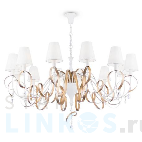 Купить Подвесная люстра Maytoni Intreccio ARM010-12-W за 58 131 руб. в Туле фото 2 Купить с доставкой Подвесная люстра Maytoni Intreccio ARM010-12-W в Туле фото 2