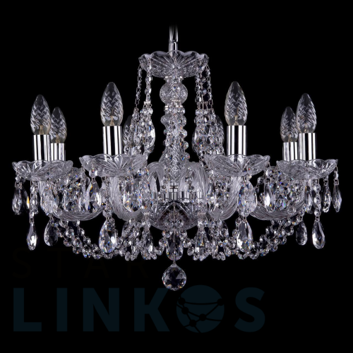 Купить Подвесная люстра Bohemia Ivele 1406/8/195 Ni за 72 300 руб. в Туле Купить с доставкой Подвесная люстра Bohemia Ivele 1406/8/195 Ni в Туле