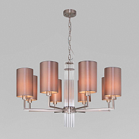 Купить Подвесная люстра Eurosvet Soffio 60134/8 никель в Туле