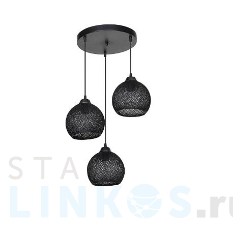 Купить Подвесная люстра Toplight Lizbeth TL1612R-03BK за 6 200 руб. в Туле фото 2 Купить с доставкой Подвесная люстра Toplight Lizbeth TL1612R-03BK в Туле фото 2