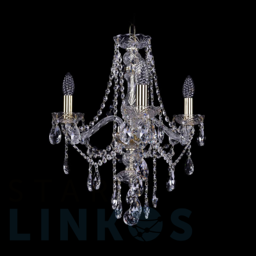 Купить Подвесная люстра Bohemia Ivele 1415/3/165 G за 24 091 руб. в Туле Купить с доставкой Подвесная люстра Bohemia Ivele 1415/3/165 G в Туле