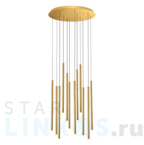 Купить Подвесная светодиодная люстра Milosh Tendence Medelina 0853CL-26GD за 80 130 руб. в Туле Купить с доставкой Подвесная светодиодная люстра Milosh Tendence Medelina 0853CL-26GD в Туле