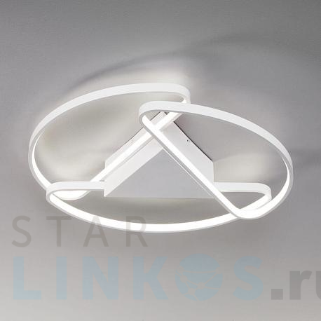 Купить Потолочный светодиодный светильник Eurosvet Kristo 90232/3 белый за 14 400 руб. в Туле фото 2 Купить с доставкой Потолочный светодиодный светильник Eurosvet Kristo 90232/3 белый в Туле фото 2