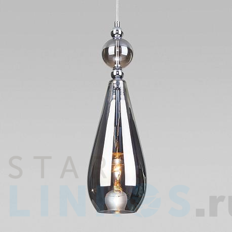 Купить Подвесной светильник Eurosvet Ilario 50202/1 дымчатый за 7 970 руб. в Туле фото 2 Купить с доставкой Подвесной светильник Eurosvet Ilario 50202/1 дымчатый в Туле фото 2