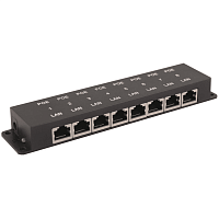 Купить Пассивный Fast Ethernet PoE-инжектор Osnovo Midspan-8/P в Туле