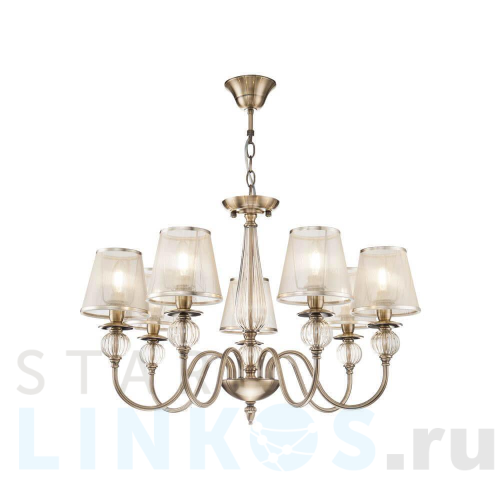 Купить с доставкой Подвесная люстра Freya Inessa FR2685PL-07BZ в Туле