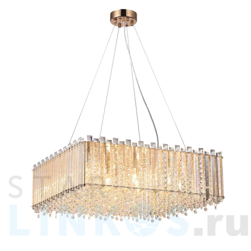 Купить с доставкой Подвесная люстра Indigo Levita 12002/16P Gold V000069 в Туле