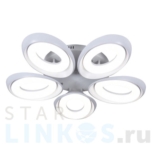 Купить Потолочная светодиодная люстра Gerhort G61211/5WT за 14 380 руб. в Туле Купить с доставкой Потолочная светодиодная люстра Gerhort G61211/5WT в Туле