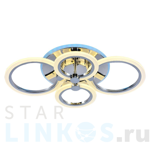 Купить с доставкой Потолочная светодиодная люстра Profit Light 8076/4 CHR в Туле