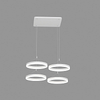 Купить Подвесная светодиодная люстра Elvan LU-155/4SQ-21W-NH-Wh в Туле