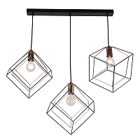 Купить Подвесной светильник IMEX MD.0830-3-P BK+FGD в Туле