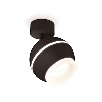 Купить Комплект накладного светильника Ambrella light Techno Spot XM1102017 SBK/FR черный песок/белый матовый (A2210, C1102, N7165) в Туле