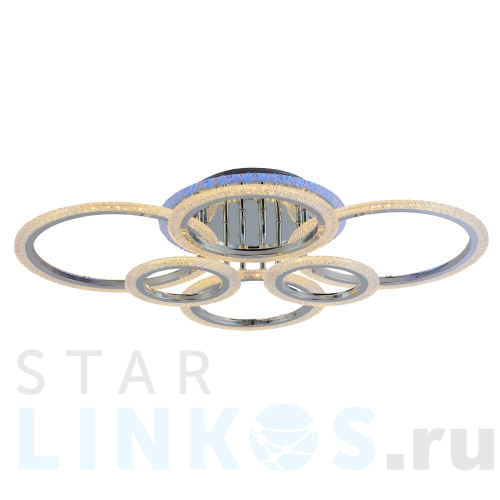 Купить Потолочная светодиодная люстра Profit Light 8086/6 CHR за 10 999 руб. в Туле Купить с доставкой Потолочная светодиодная люстра Profit Light 8086/6 CHR в Туле