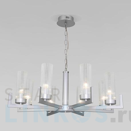 Купить Подвесная люстра Eurosvet Arganie 60133/8 серебро за 29 400 руб. в Туле фото 2 Купить с доставкой Подвесная люстра Eurosvet Arganie 60133/8 серебро в Туле фото 2