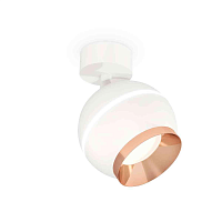 Купить Комплект накладного светильника Ambrella light Techno Spot XM1101005 SWH/PPG белый песок/золото розовое полированное (A2202,C1101,N7035) в Туле