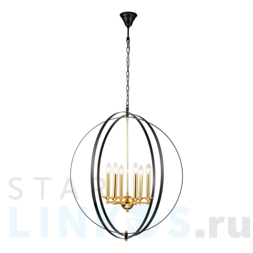 Купить Подвесная люстра iLamp Element 9977-800 Gold&Black за 33 090 руб. в Туле Купить с доставкой Подвесная люстра iLamp Element 9977-800 Gold&Black в Туле