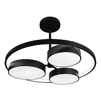 Купить Подвесная светодиодная люстра iLedex Demure 9123-1070-X-T BK в Туле