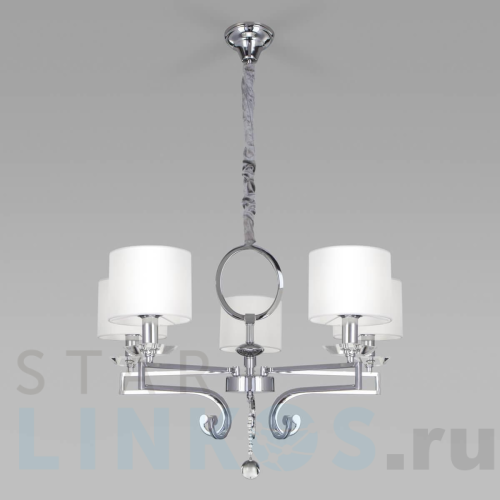Купить Подвесная люстра Eurosvet Ariana 60113/5 хром за 13 800 руб. в Туле Купить с доставкой Подвесная люстра Eurosvet Ariana 60113/5 хром в Туле