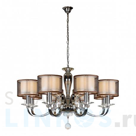 Купить Подвесная люстра iLamp Mario RM16001/8CR за 44 590 руб. в Туле фото 2 Купить с доставкой Подвесная люстра iLamp Mario RM16001/8CR в Туле фото 2